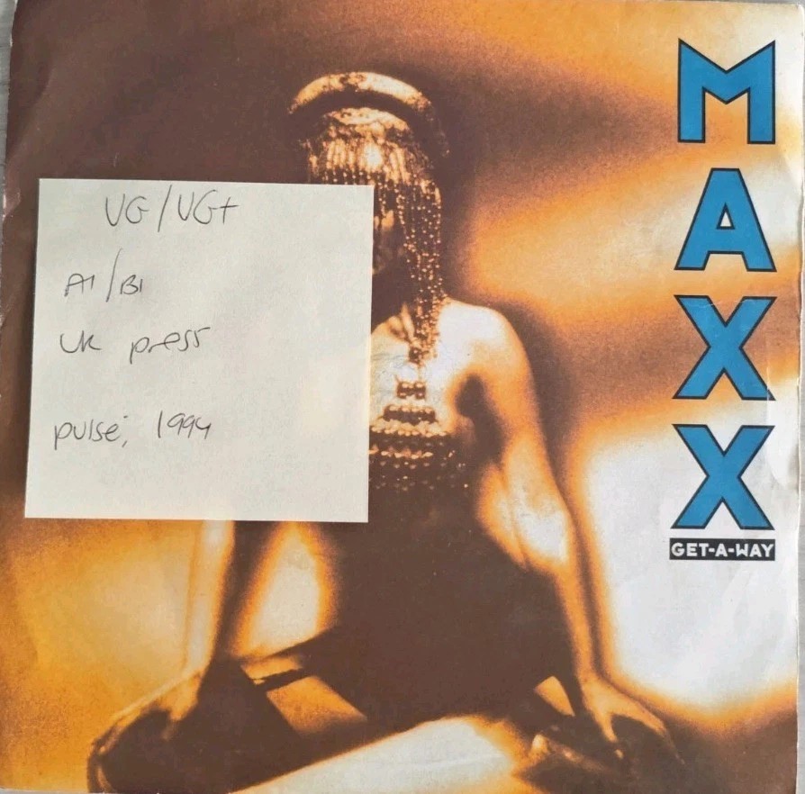 Maxx Get-A-Way Vinyl Record 7" VG/VG+ LOSE 59 1994 sleeve Maxx Get-A-Way Vinyl Record 7" VG/VG+ LOSE 59 1994 sleeve
