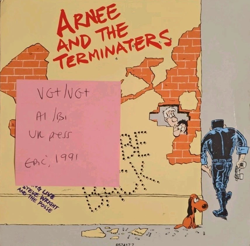 Arnee & The Terminators I'll Be Back Vinyl Record 7" VG+/VG+ 657417 7 sleeve Arnee & The Terminators I'll Be Back Vinyl Record 7" VG+/VG+ 657417 7 sleeve