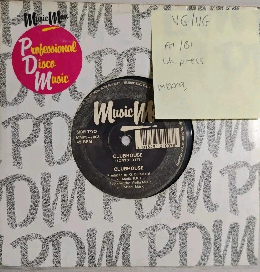 Club House I'm A Man / Yeke Yeke Vinyl Record 7" VG/VG sleeve Club House I'm A Man / Yeke Yeke Vinyl Record 7" VG/VG sleeve