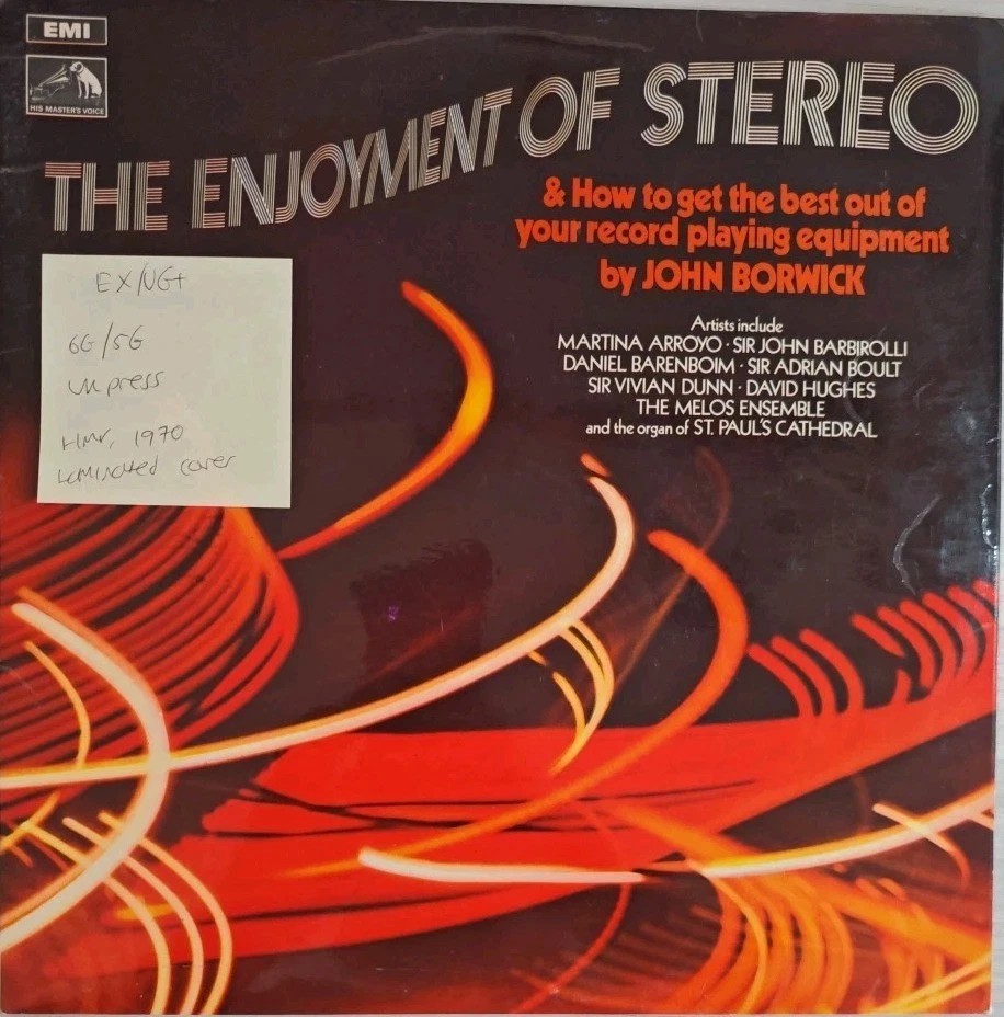 Various The Enjoyment Of Stereo Vinyl Record 7" EX/VG+ SEOM 6 1970 sleeve Various The Enjoyment Of Stereo Vinyl Record 7" EX/VG+ SEOM 6 1970 sleeve