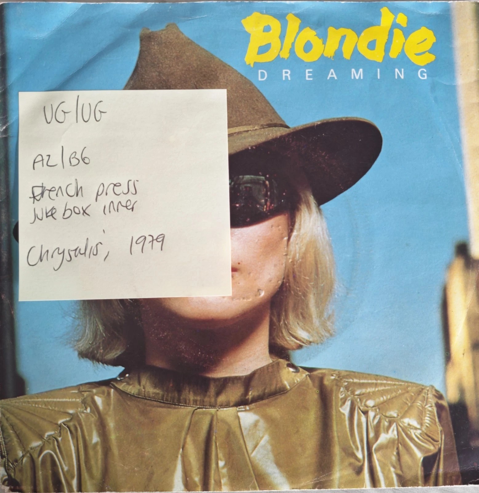 Blondie Dreaming Vinyl Record 7" VG/VG CHS 2350 1979 sleeve Blondie Dreaming Vinyl Record 7" VG/VG CHS 2350 1979 sleeve