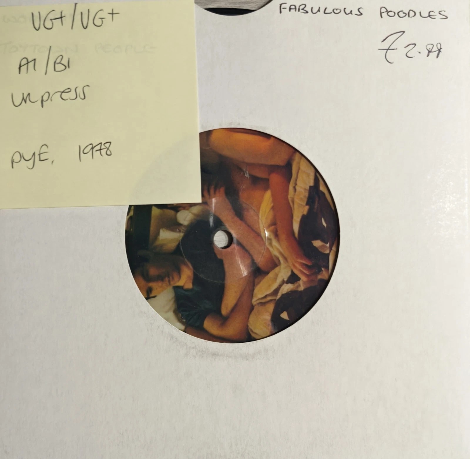 Fabulous Poodles Workshy Vinyl Record 7" VG+/VG+ 7NPX 46188 1979 sleeve Fabulous Poodles Workshy Vinyl Record 7" VG+/VG+ 7NPX 46188 1979 sleeve