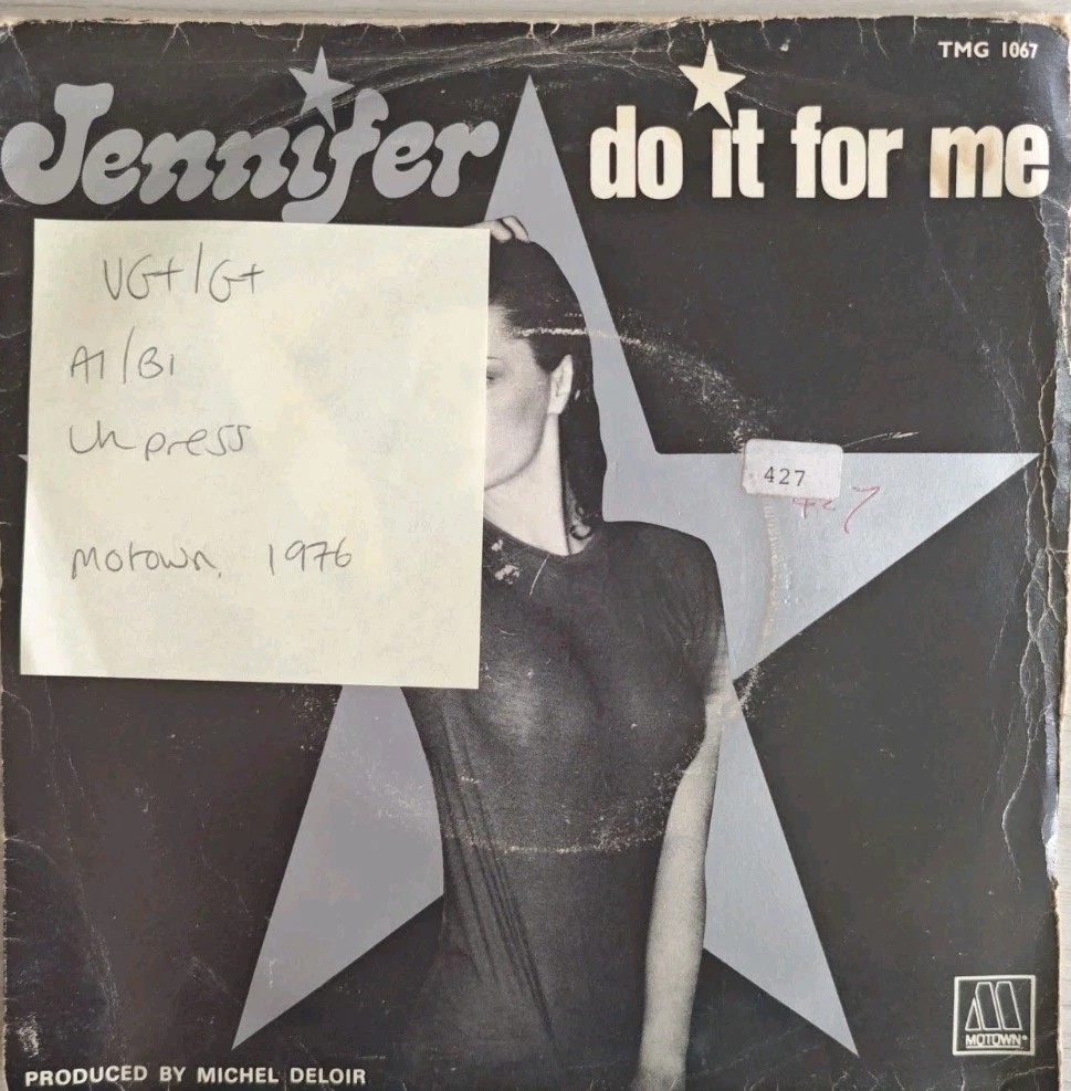 Jennifer Do It For Me Vinyl Record 7" VG+/G+ TMG 1067 1976 sleeve Jennifer Do It For Me Vinyl Record 7" VG+/G+ TMG 1067 1976 sleeve