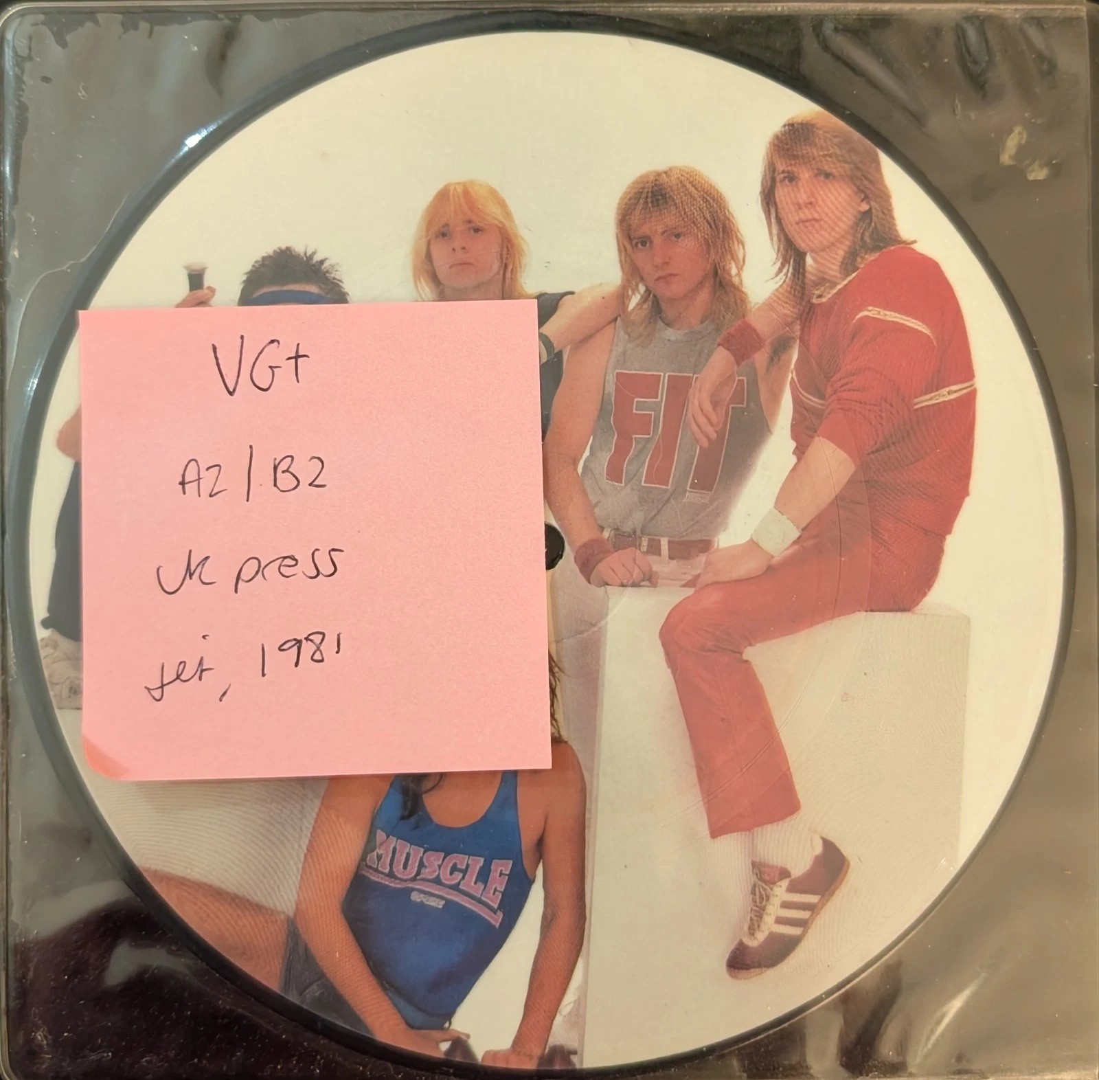 Girl Thru The Twilite Vinyl Record 7" Picture Disc VG+ JETP 7014 1981 sleeve Girl Thru The Twilite Vinyl Record 7" Picture Disc VG+ JETP 7014 1981 sleeve