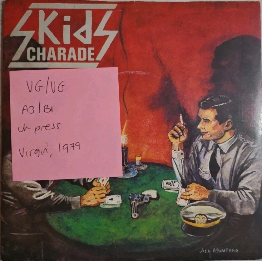 Skids Charade Vinyl Record 7" VG/VG VS 288 1979 vinyl record sleeve Skids Charade Vinyl Record 7" VG/VG VS 288 1979 vinyl record sleeve