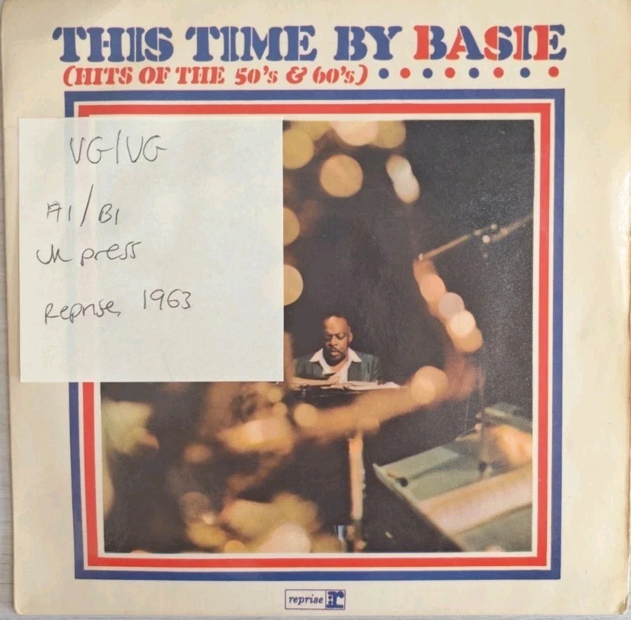 Count Basie & His Orchestra This Time By Basie Vinyl Record 7" VG/VG R30055 sleeve Count Basie & His Orchestra This Time By Basie Vinyl Record 7" VG/VG R30055 sleeve