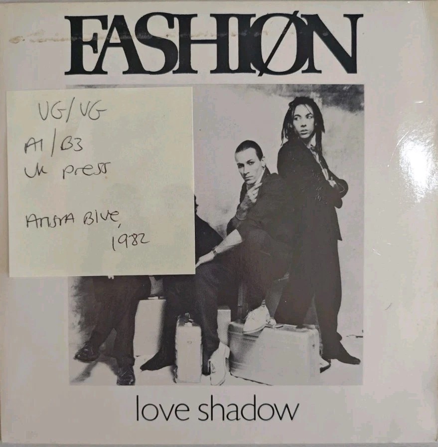Fashion Love Shadow Vinyl Record 7" VG/VG ARIST483 1982 sleeve Fashion Love Shadow Vinyl Record 7" VG/VG ARIST483 1982 sleeve