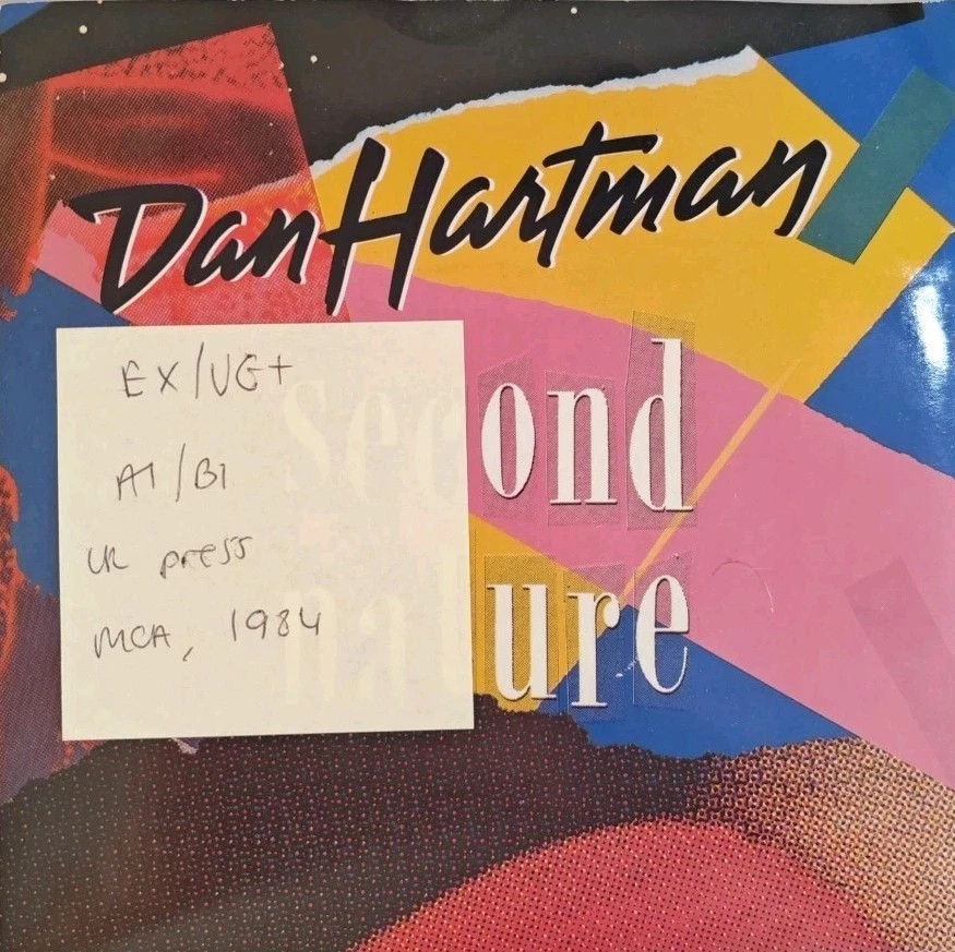 Dan Hartman Second Nature Vinyl Record 7" EX/VG+ MCA 957 1984 sleeve Dan Hartman Second Nature Vinyl Record 7" EX/VG+ MCA 957 1984 sleeve
