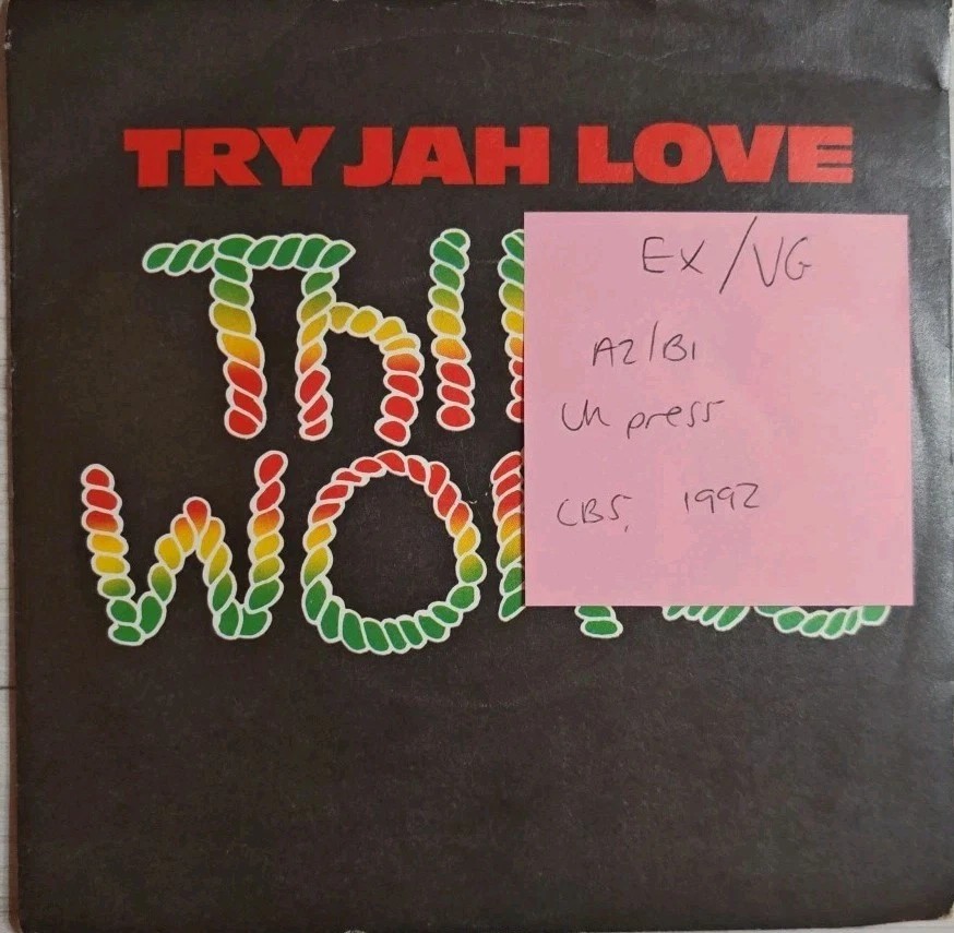 Third World Try Jah Love Vinyl Record 7" EX/VG A2063 1982 sleeve Third World Try Jah Love Vinyl Record 7" EX/VG A2063 1982 sleeve