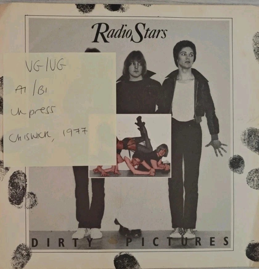 Radio Stars Dirty Pictures Vinyl Record 7" VG/VG S9A 1977 sleeve Radio Stars Dirty Pictures Vinyl Record 7" VG/VG S9A 1977 sleeve