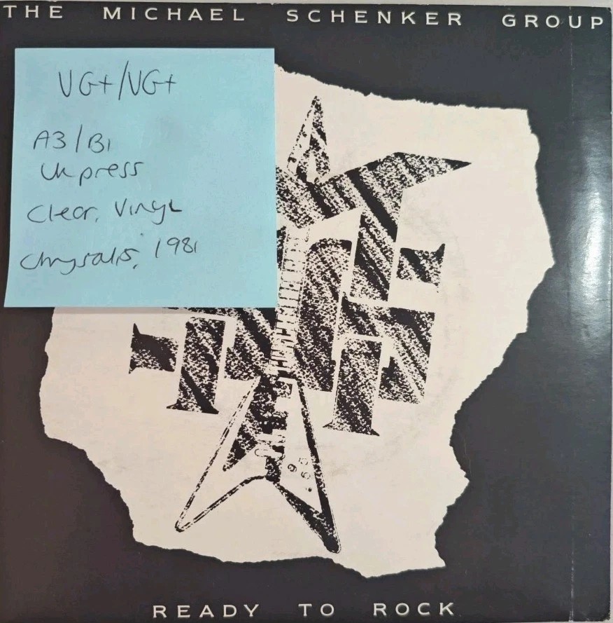 The Michael Schenker Group Ready To Rock Vinyl Record 7" VG+/VG+ CHS2541 1981 sleeve The Michael Schenker Group Ready To Rock Vinyl Record 7" VG+/VG+ CHS2541 1981 sleeve