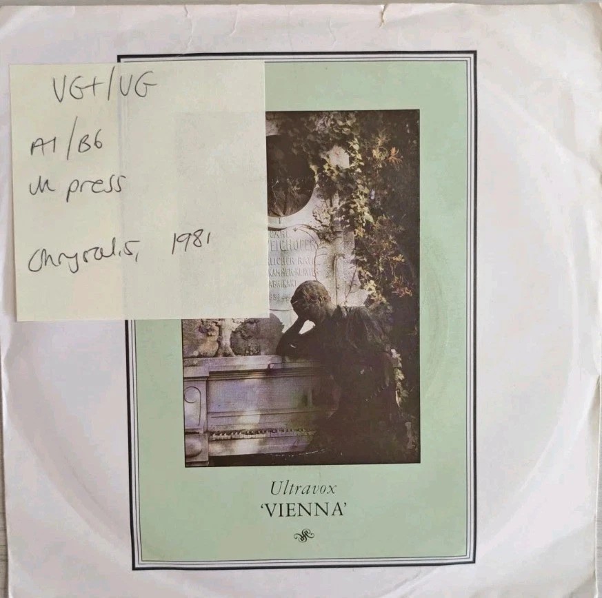 Ultravox Vienna / Passionate Reply Vinyl Record 7" VG+/VG CHS2481 sleeve Ultravox Vienna / Passionate Reply Vinyl Record 7" VG+/VG CHS2481 sleeve