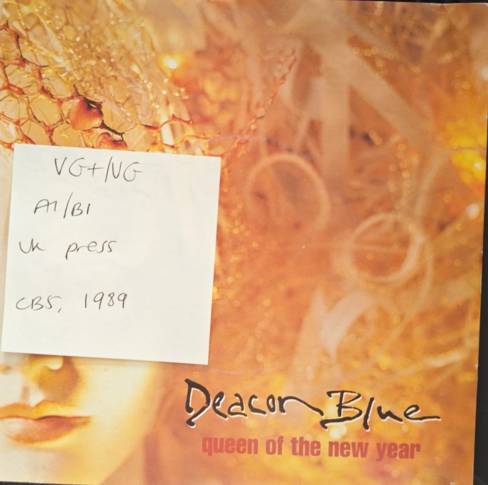 Deacon Blue Queen of The New Year / My America Vinyl Record 7" VG+/VG DEAC11 sleeve Deacon Blue Queen of The New Year / My America Vinyl Record 7" VG+/VG DEAC11 sleeve