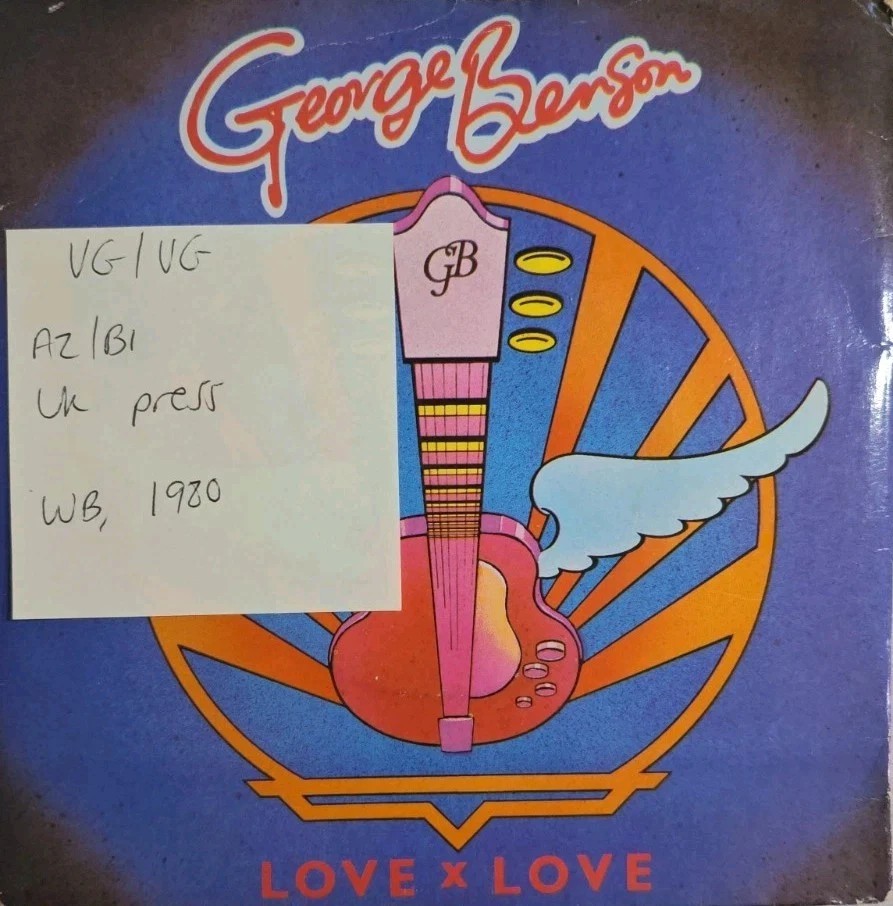 George Benson Love X Love Vinyl Record 7" VG/VG K17699 1980 sleeve George Benson Love X Love Vinyl Record 7" VG/VG K17699 1980 sleeve