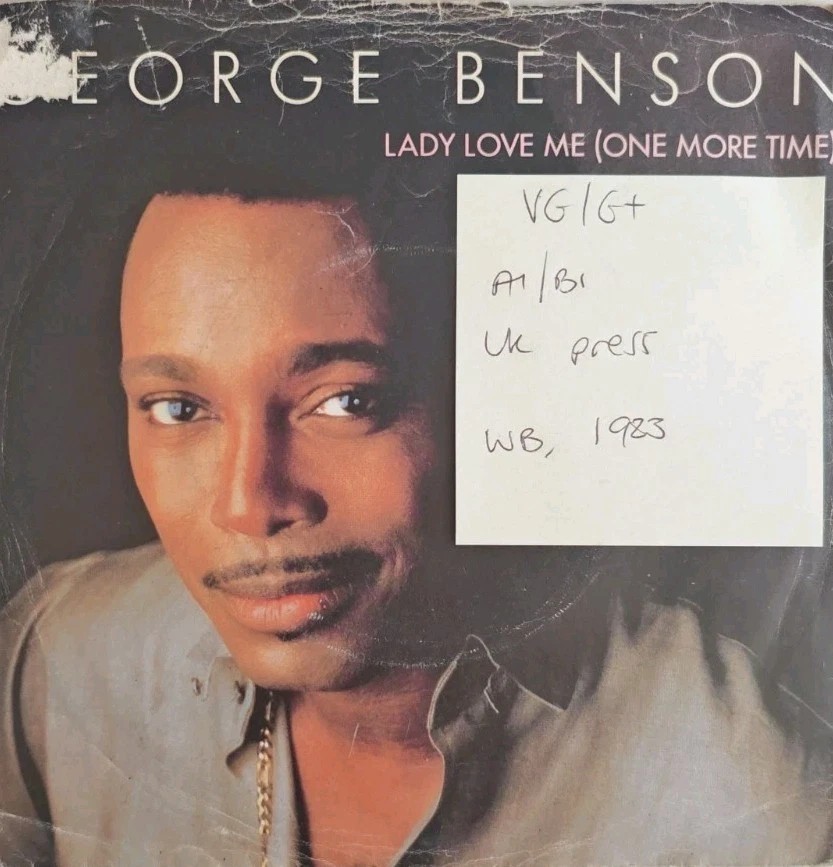 George Benson Lady Love Me /In Search of A Dream Vinyl Record 7" VG/G+ W9614 sleeve George Benson Lady Love Me /In Search of A Dream Vinyl Record 7" VG/G+ W9614 sleeve