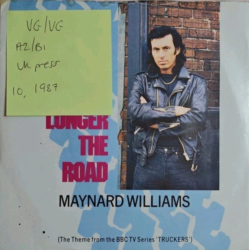 Maynard Williams The Longer The Road Vinyl Record 7" VG/VG TEN195 1987 sleeve Maynard Williams The Longer The Road Vinyl Record 7" VG/VG TEN195 1987 sleeve
