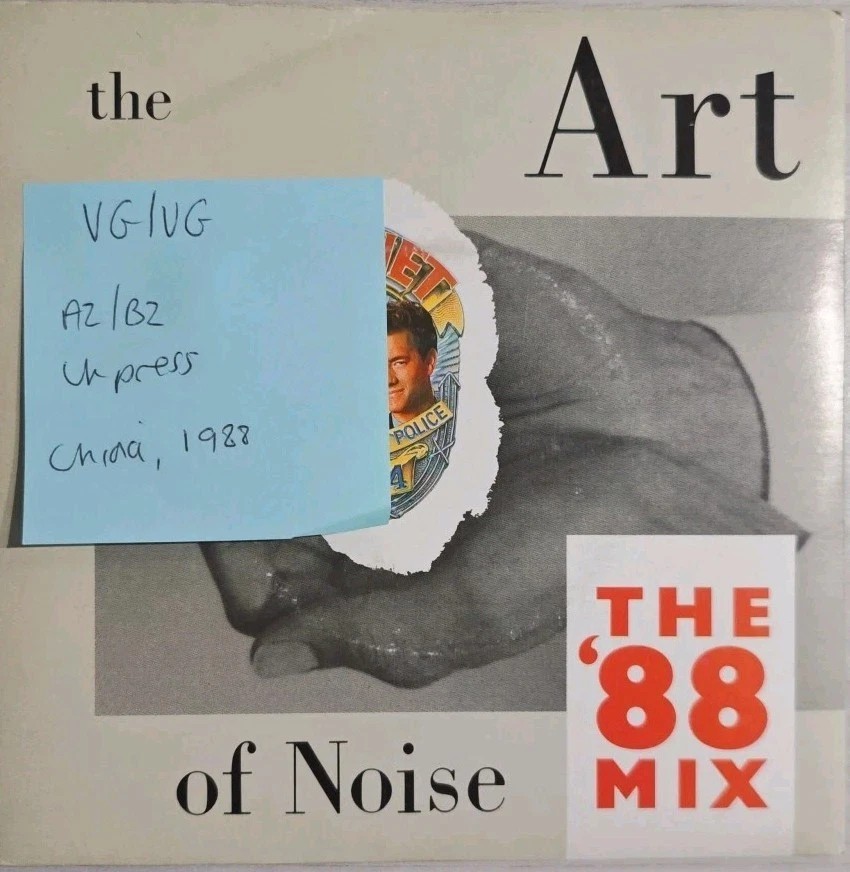The Art Of Noise The 88 Mix Vinyl Record 7" VG/VG CHINA4 1988 sleeve The Art Of Noise The 88 Mix Vinyl Record 7" VG/VG CHINA4 1988 sleeve