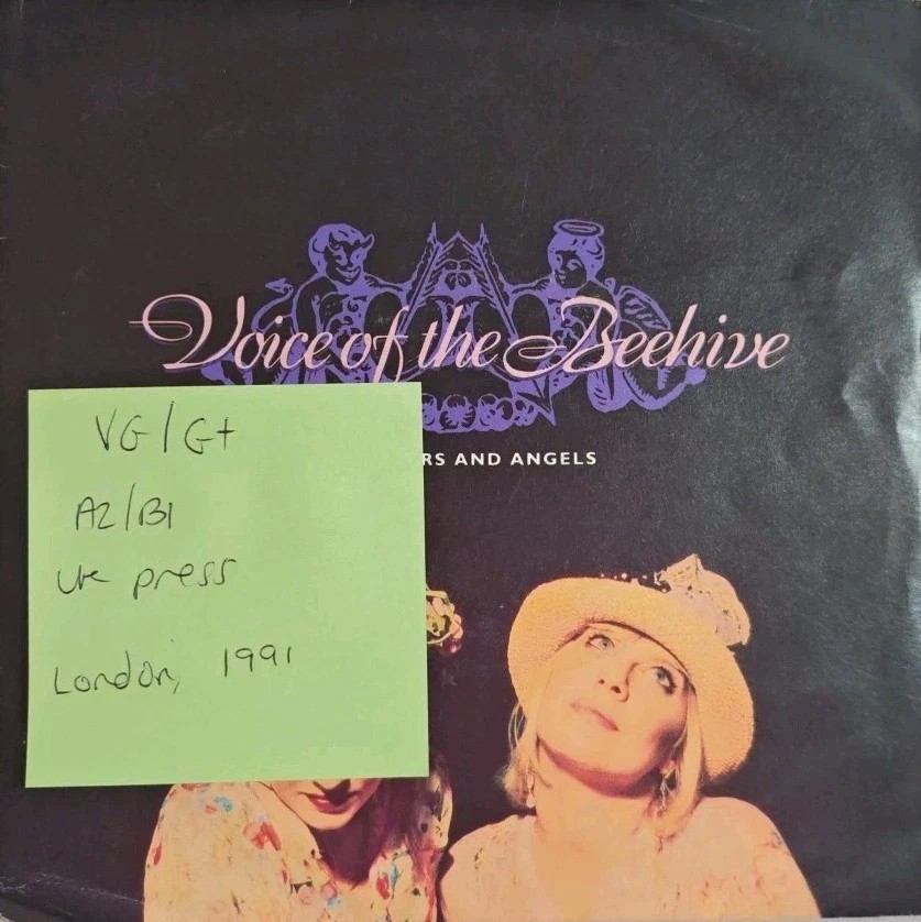 Voice of The Beehive Monsters & Angels Vinyl Record 7" VG/G+ LON302 sleeve Voice of The Beehive Monsters & Angels Vinyl Record 7" VG/G+ LON302 sleeve