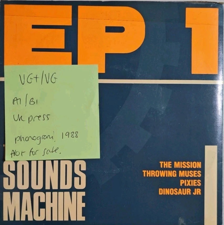 The Sounds Machine The Mission Vinyl Record 7" VG+/VG MACH1 1988 sleeve The Sounds Machine The Mission Vinyl Record 7" VG+/VG MACH1 1988 sleeve