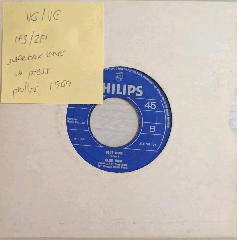 Blue Mink Melting Pot Vinyl Record 7" VG/VG 334701 1969 sleeve Blue Mink Melting Pot Vinyl Record 7" VG/VG 334701 1969 sleeve