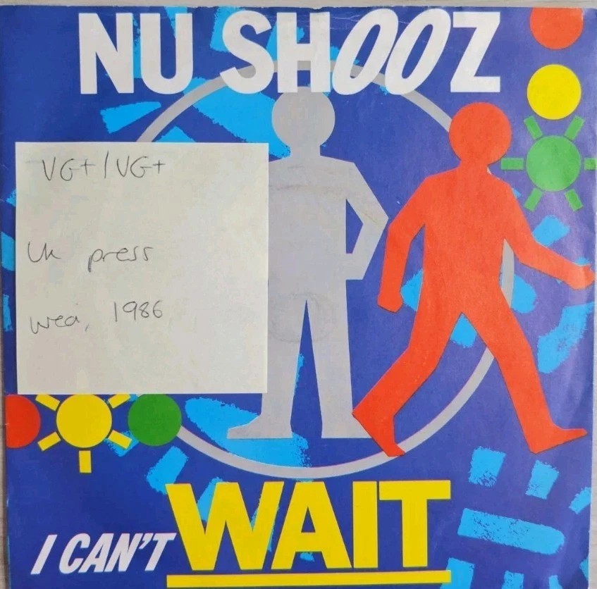 Nu Shooz I Can't Wait Vinyl Record 7" VG+/VG+ A9446 1986 sleeve Nu Shooz I Can't Wait Vinyl Record 7" VG+/VG+ A9446 1986 sleeve