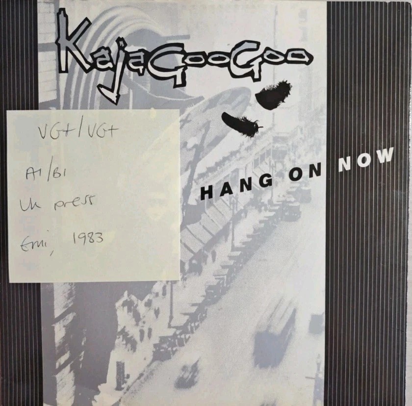 Kajagoogoo Hang On Now Vinyl Record 7" VG+/VG+ EMI 5394 1983 sleeve Kajagoogoo Hang On Now Vinyl Record 7" VG+/VG+ EMI 5394 1983 sleeve
