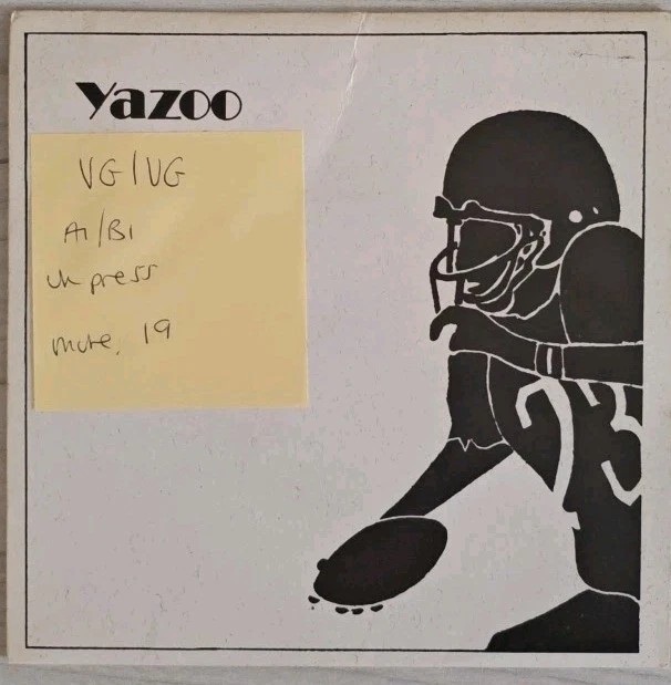 Yazoo Only You Vinyl Record 7" VG/VG 7MUTE020 sleeve Yazoo Only You Vinyl Record 7" VG/VG 7MUTE020 sleeve