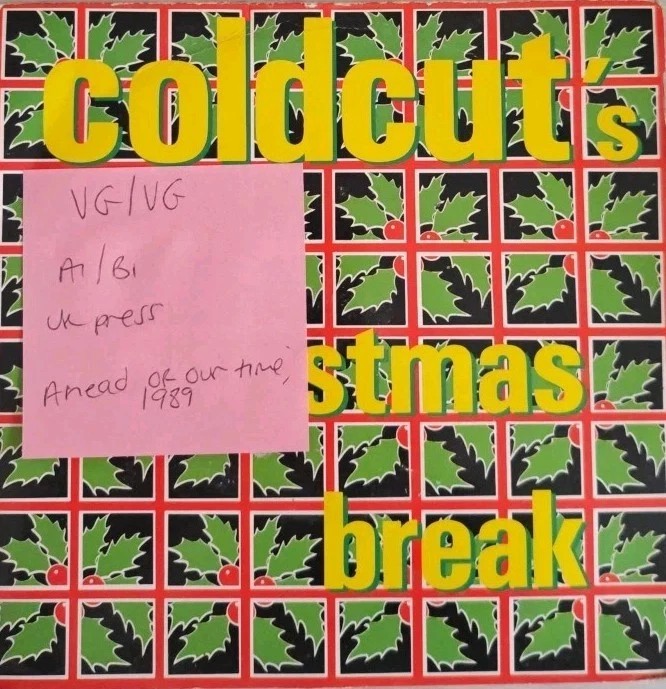 Coldcut Coldcut's Christmas Break Vinyl Record 7" VG/VG CCUT7 1989 sleeve Coldcut Coldcut's Christmas Break Vinyl Record 7" VG/VG CCUT7 1989 sleeve