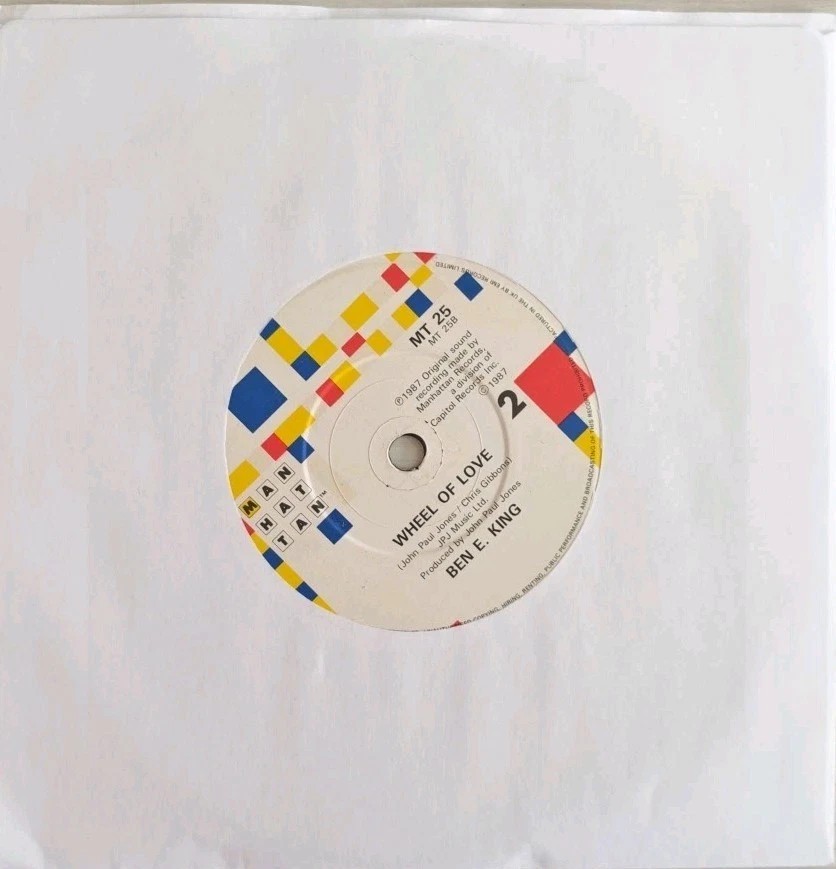 Ben E King Save The Last Dance For Me Vinyl Record 7" VG/VG+ MT25 1987 sleeve Ben E King Save The Last Dance For Me Vinyl Record 7" VG/VG+ MT25 1987 sleeve