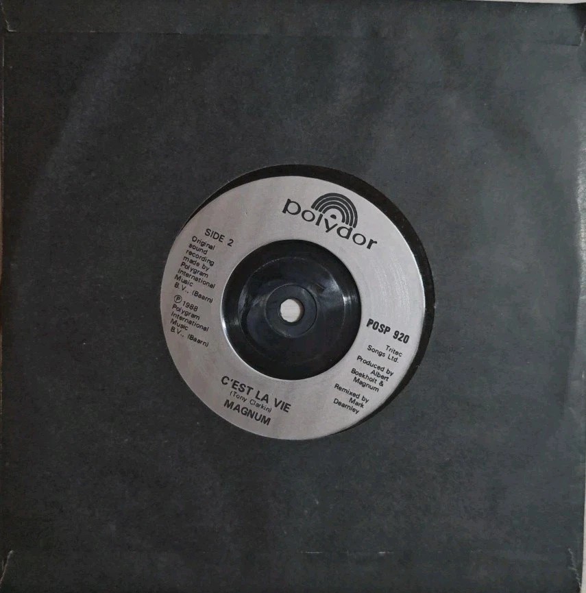 Magnum Start Talking Love Vinyl Record 7" VG+/VG+ POSP920 1988 sleeve Magnum Start Talking Love Vinyl Record 7" VG+/VG+ POSP920 1988 sleeve