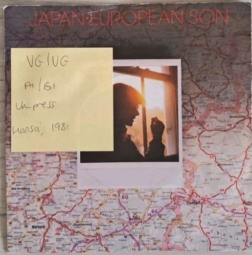 Japan European Son Vinyl Record 7" VG/VG HANSA10 1981 sleeve Japan European Son Vinyl Record 7" VG/VG HANSA10 1981 sleeve