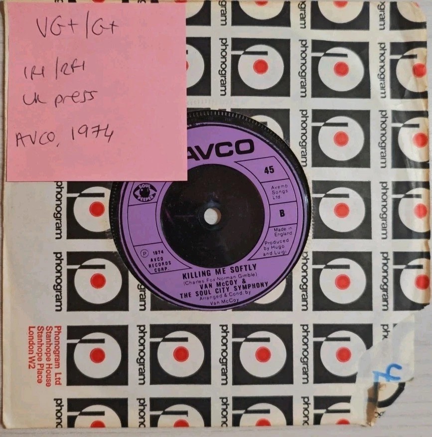 Van McCoy & Soul City Symphony Love Is the Answer Vinyl Record 7" VG+/G+ 6105030 sleeve Van McCoy & Soul City Symphony Love Is the Answer Vinyl Record 7" VG+/G+ 6105030 sleeve