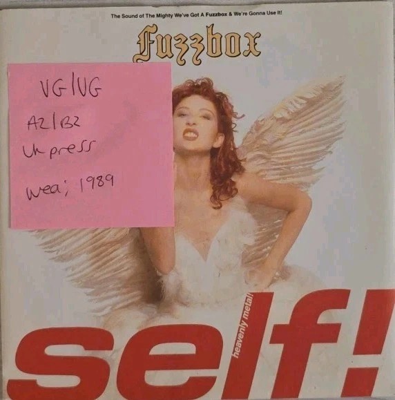 Fuzzbox Self Vinyl Record 7" VG/VG YZ408 1989 vinyl record sleeve Fuzzbox Self Vinyl Record 7" VG/VG YZ408 1989 vinyl record sleeve
