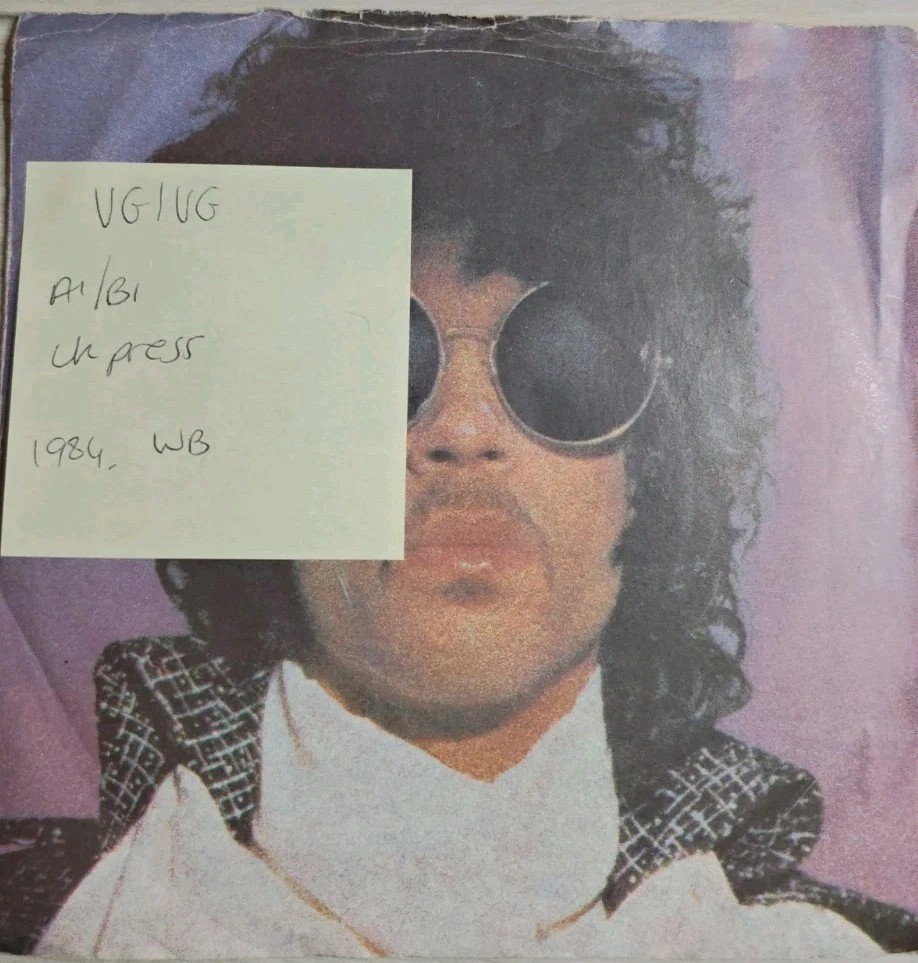 Prince When Doves Cry Vinyl Record 7" VG/VG W9286 1984 sleeve Prince When Doves Cry Vinyl Record 7" VG/VG W9286 1984 sleeve