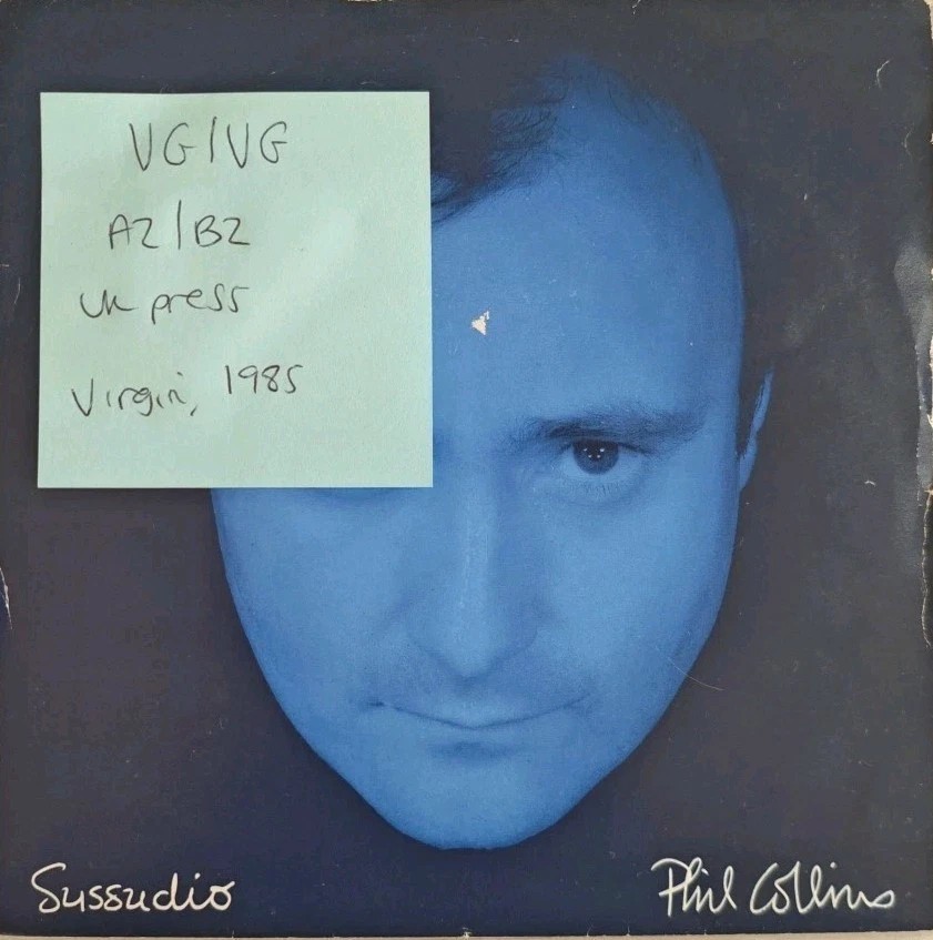 Phil Collins Sussudio Vinyl Record 7" VG/VG VS736 1985 sleeve Phil Collins Sussudio Vinyl Record 7" VG/VG VS736 1985 sleeve