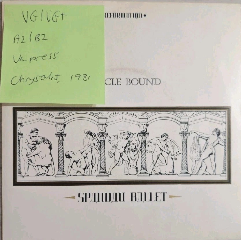Spandau Ballet Muscle Bound Vinyl Record 7" VG/VG+ CHS 2509 1981 sleeve Spandau Ballet Muscle Bound Vinyl Record 7" VG/VG+ CHS 2509 1981 sleeve