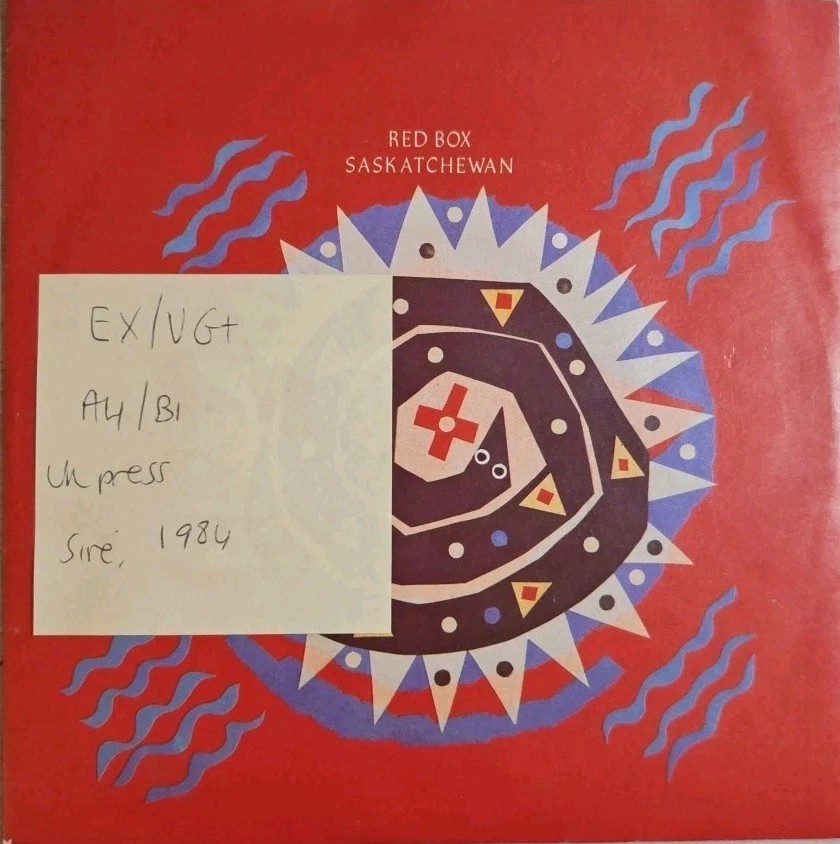 Red Box Saskatch Ewan Vinyl Record 7" EX/VG+ W9157 1984 sleeve Red Box Saskatch Ewan Vinyl Record 7" EX/VG+ W9157 1984 sleeve