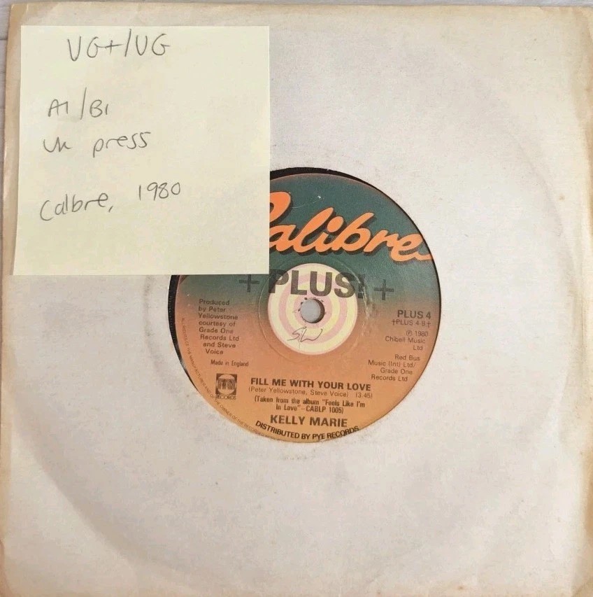 Kelly Marie Loving Just For Fun Vinyl Record 7" VG+/VG PLUS4 1980 sleeve Kelly Marie Loving Just For Fun Vinyl Record 7" VG+/VG PLUS4 1980 sleeve