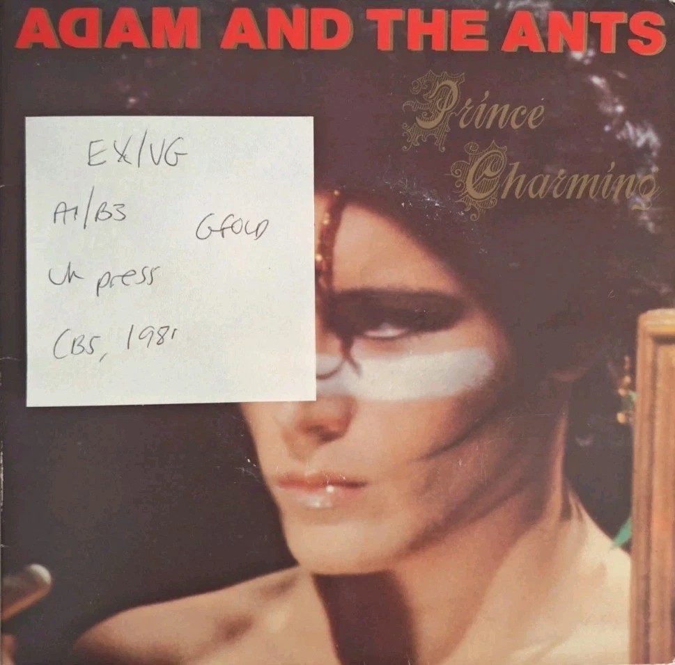 Adam And The Ants Prince Charming Vinyl Record 7" EX/VG CBSA1408 1981 sleeve Adam And The Ants Prince Charming Vinyl Record 7" EX/VG CBSA1408 1981 sleeve