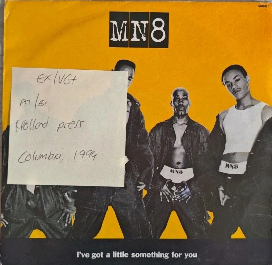 MN8 I’ve Got A Little Something For You Vinyl Record 7" EX/VG+ 660880 7 1994 sleeve MN8 I’ve Got A Little Something For You Vinyl Record 7" EX/VG+ 660880 7 1994 sleeve