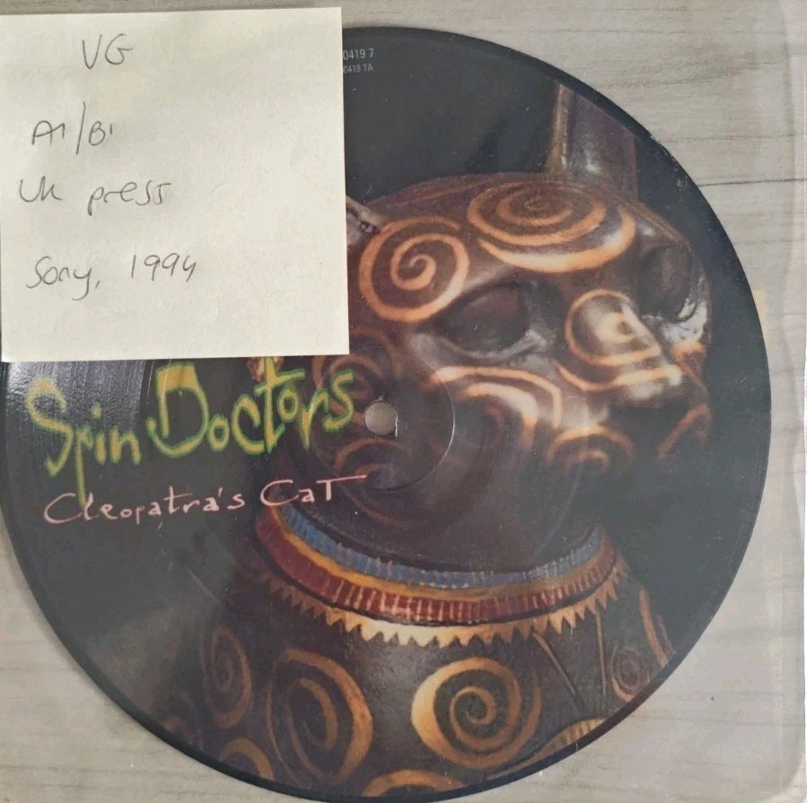 Spin Doctors Cleopatra's Cat Vinyl Record 7" VG 660419 1994 sleeve Spin Doctors Cleopatra's Cat Vinyl Record 7" VG 660419 1994 sleeve