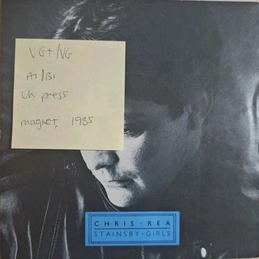 Chris Rea Stainsby Girls Vinyl Record 7" VG+/VG MAG 276 1985 sleeve Chris Rea Stainsby Girls Vinyl Record 7" VG+/VG MAG 276 1985 sleeve