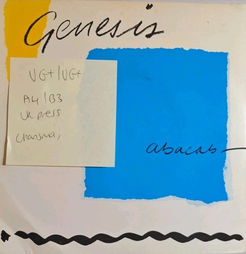 Genesis Abacab Vinyl Record 7" VG+/VG+ CB388 sleeve Genesis Abacab Vinyl Record 7" VG+/VG+ CB388 sleeve