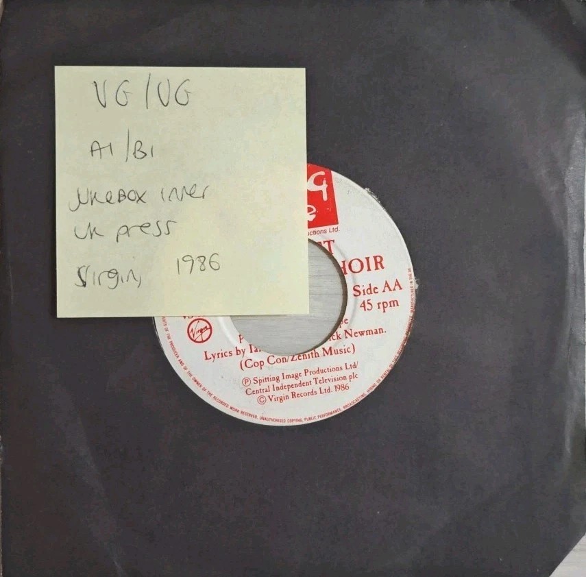 Spitting Image Santa Claus is on The Dole Vinyl Record 7" VG/VG VS921 1986 sleeve Spitting Image Santa Claus is on The Dole Vinyl Record 7" VG/VG VS921 1986 sleeve