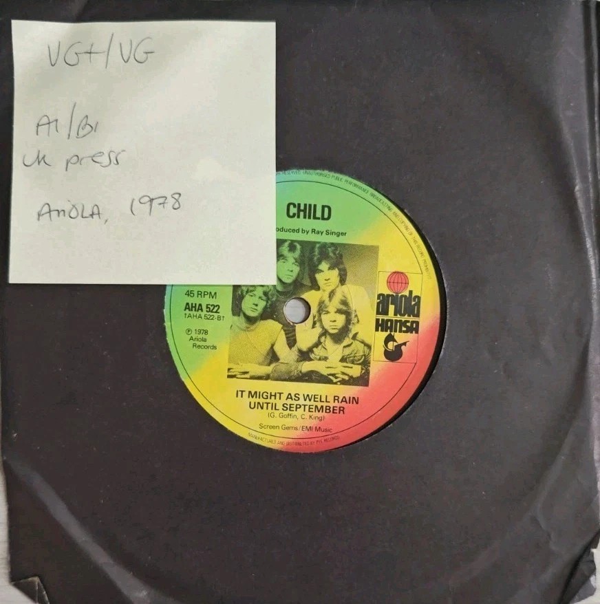 Child It's Only Make Believe Vinyl Record 7" VG+/VG AHA 522 sleeve Child It's Only Make Believe Vinyl Record 7" VG+/VG AHA 522 sleeve