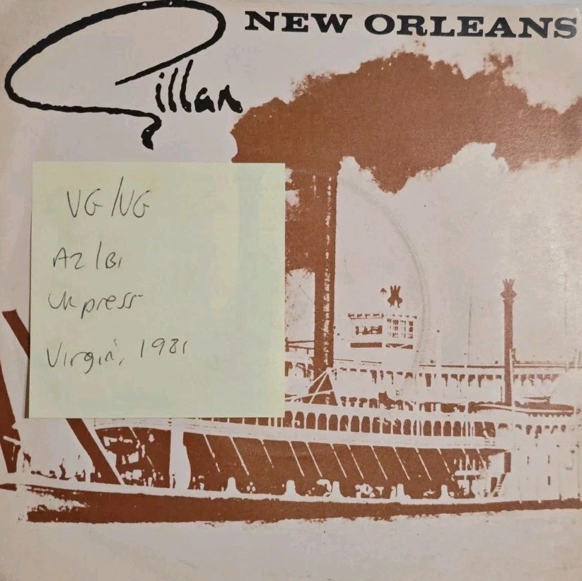 Gillan New Orleans Vinyl Record 7" VG/VG VS 406 1981 sleeve Gillan New Orleans Vinyl Record 7" VG/VG VS 406 1981 sleeve