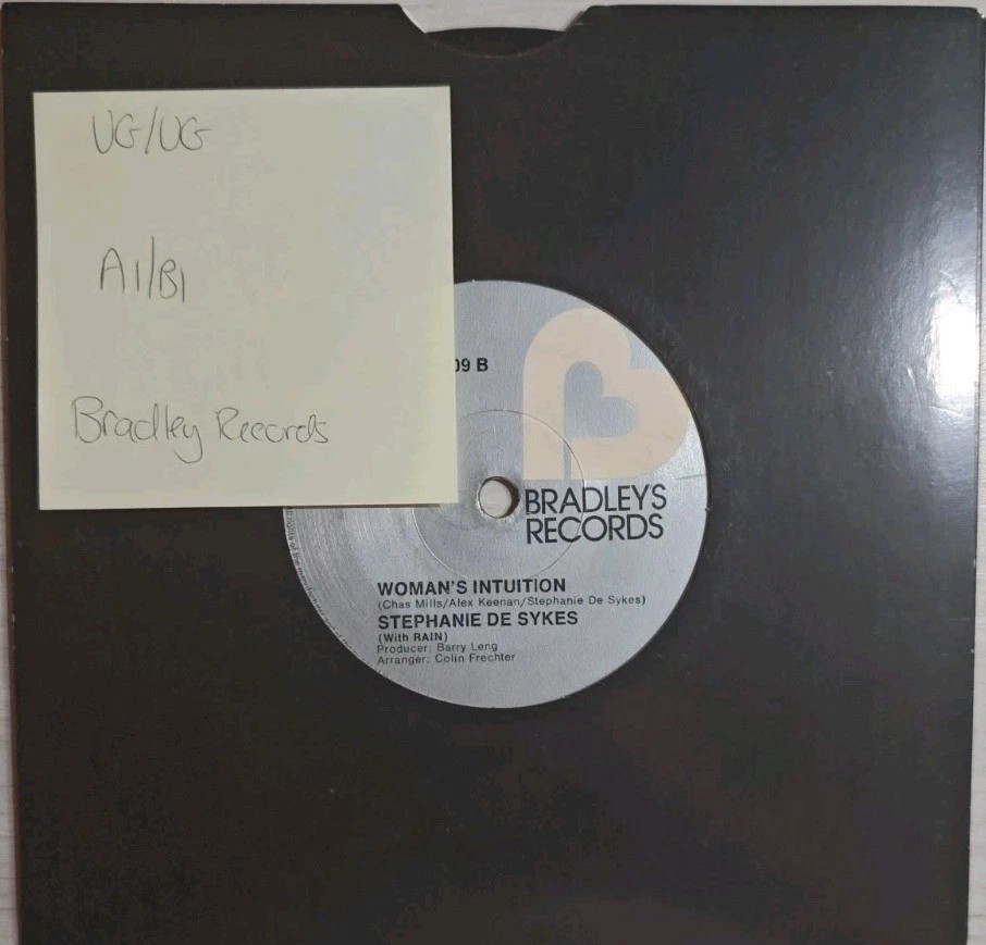 Stephanie De Sykes Born With A Smile On My Face Vinyl Record 7" VG/VG BRAD7409 sleeve Stephanie De Sykes Born With A Smile On My Face Vinyl Record 7" VG/VG BRAD7409 sleeve
