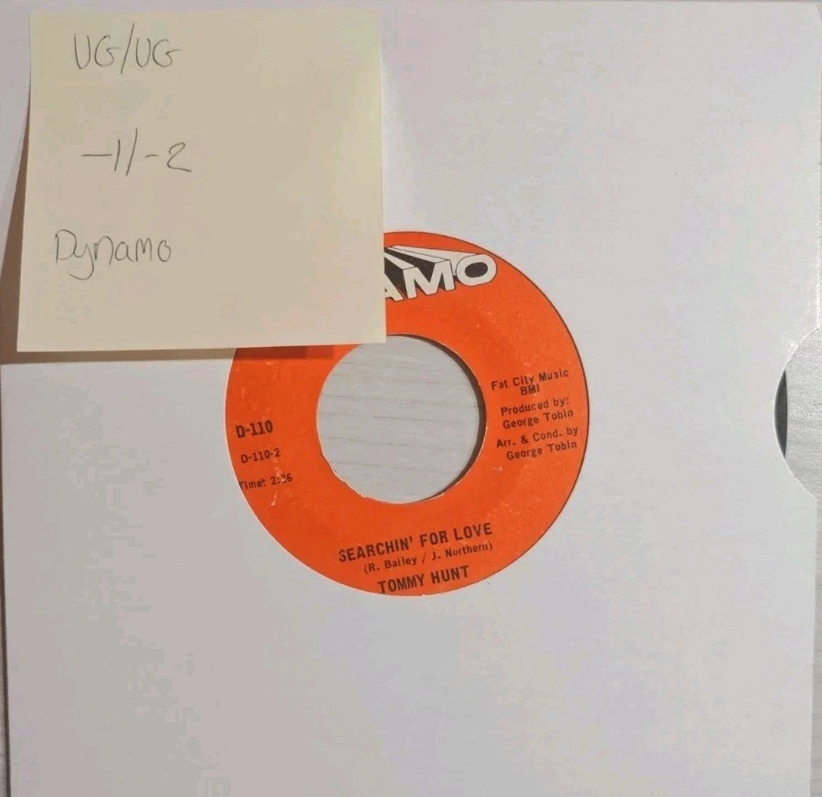 Tommy Hunt The Complete Man Vinyl Record 7" VG/VG D-110 sleeve Tommy Hunt The Complete Man Vinyl Record 7" VG/VG D-110 sleeve