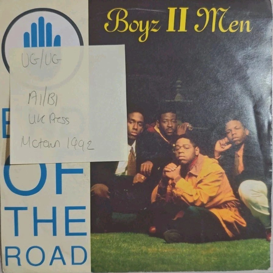 Boyz 2 Men End Of The Road Vinyl Record 7" VG/VG TMG1411 1992 sleeve Boyz 2 Men End Of The Road Vinyl Record 7" VG/VG TMG1411 1992 sleeve