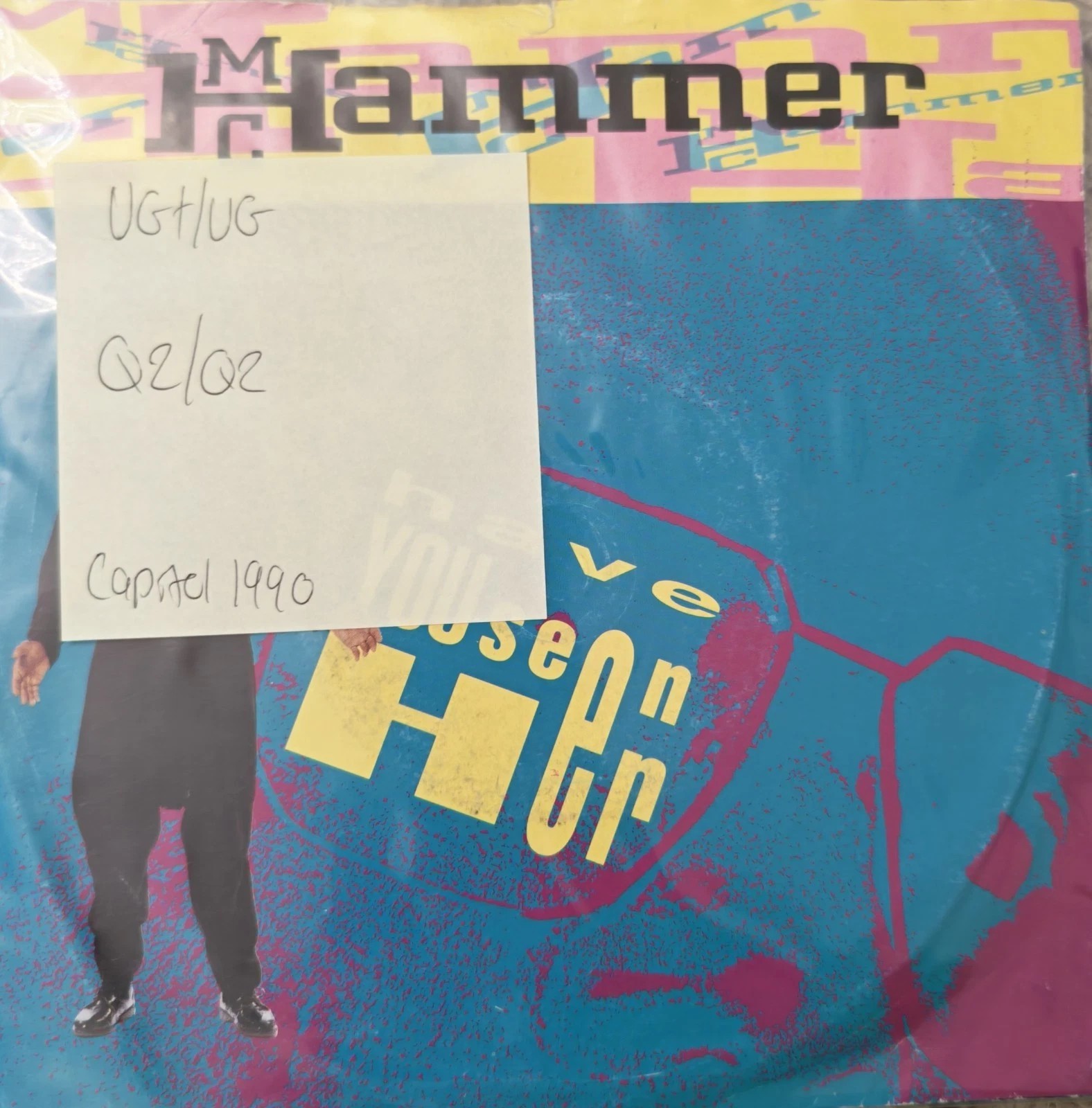 MC Hammer Have You Seen Her Vinyl Record 7" VG+/VG CL590 1990 sleeve MC Hammer Have You Seen Her Vinyl Record 7" VG+/VG CL590 1990 sleeve